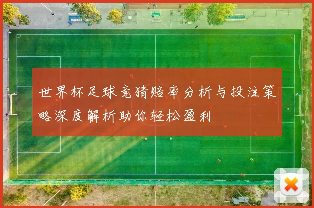 世界杯足球竞猜赔率分析与投注策略深度解析助你轻松盈利